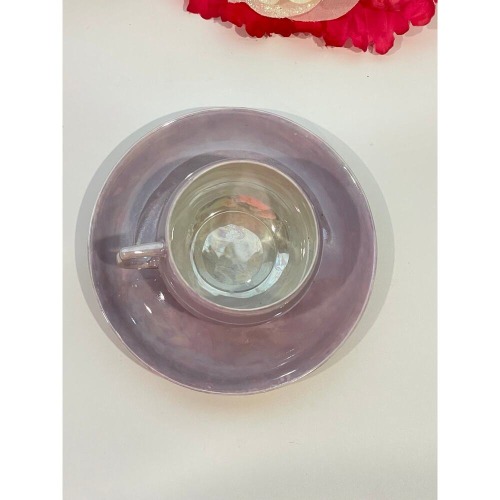 Vintage Rare Find Powell Luster Cup and Saucer 1990s